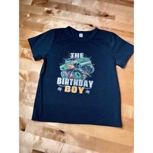 Monster Truck Graphic Tee Boys 3T Black Excellent Birthday Boy Shirt